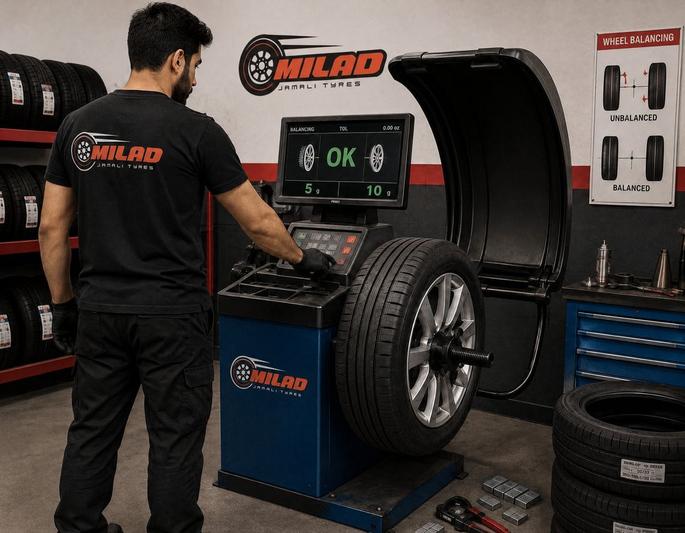Wheel balancing and alignment