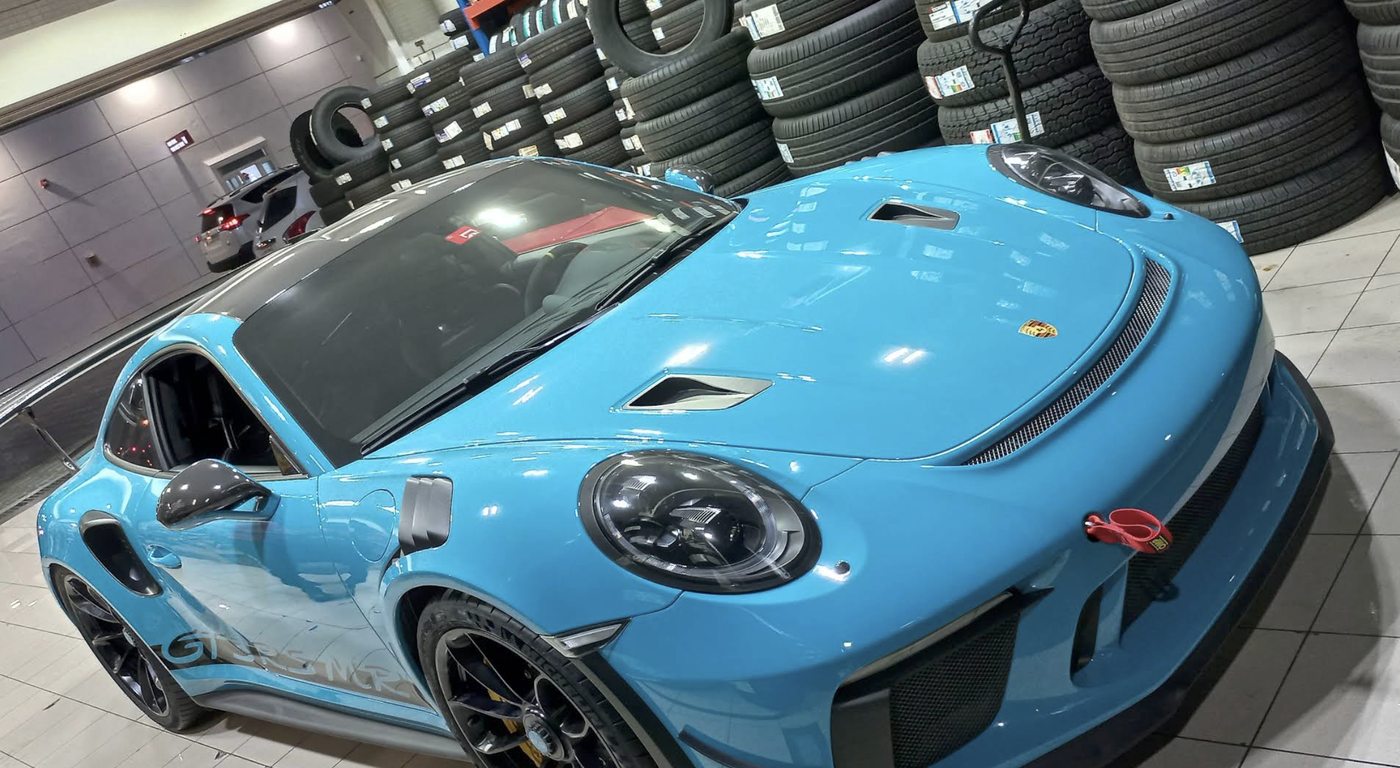 Premium sports car serviced at Milad Jamali Tyres