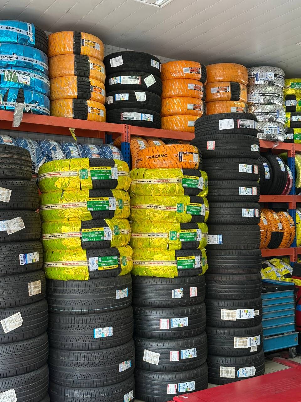 Tyres in stock