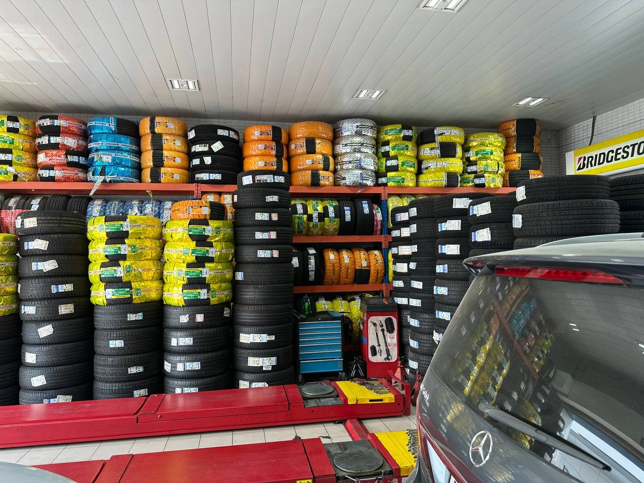 Brand new tyres